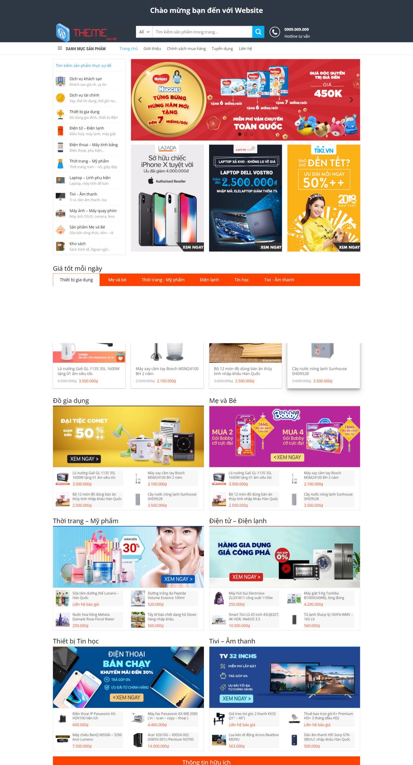 V1683 – Web shop bán tổng hợp