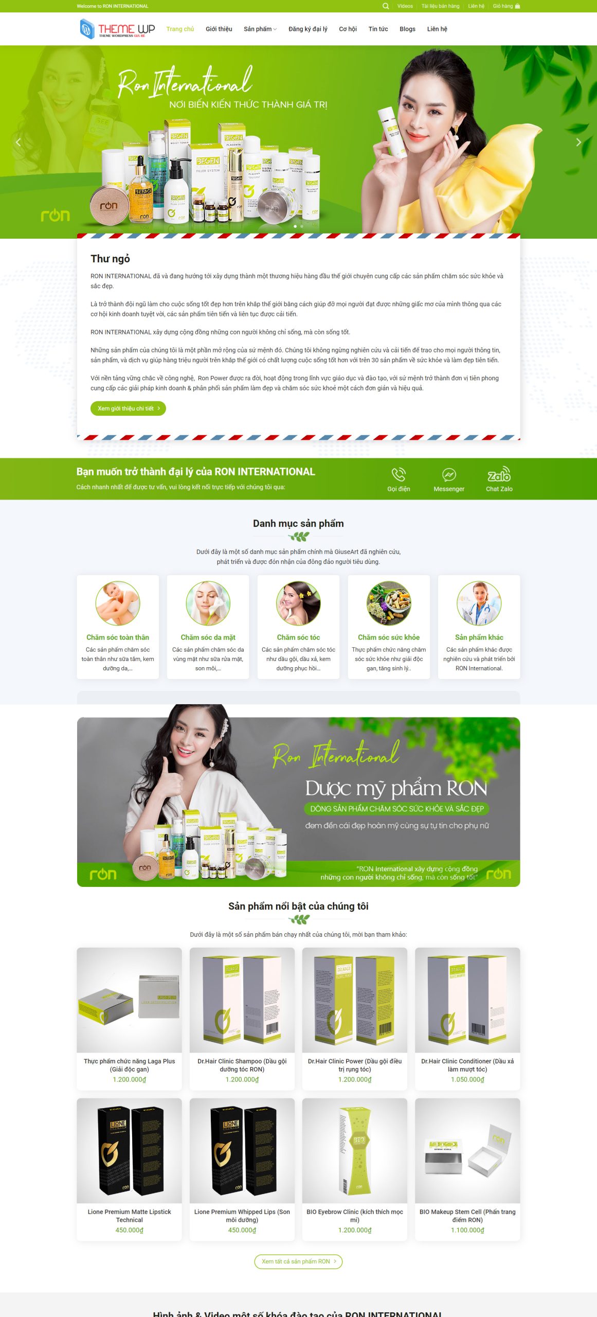 V1714 – Web shop mỹ phẩm