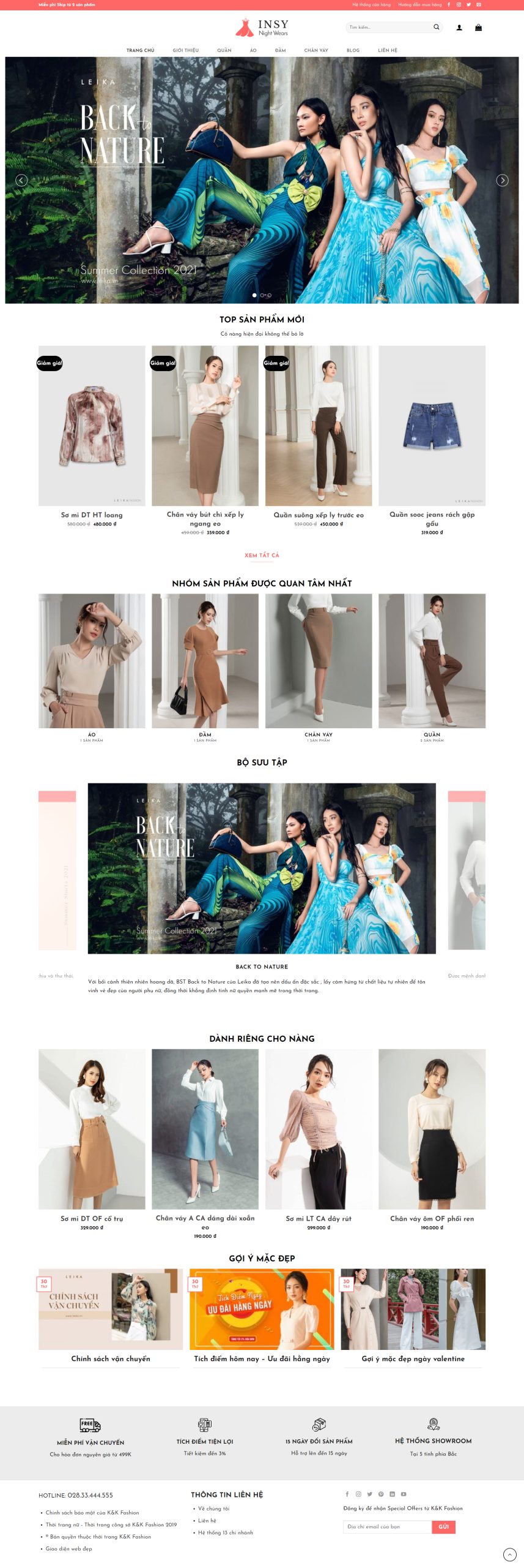 V1731 – Web Shop thời trang