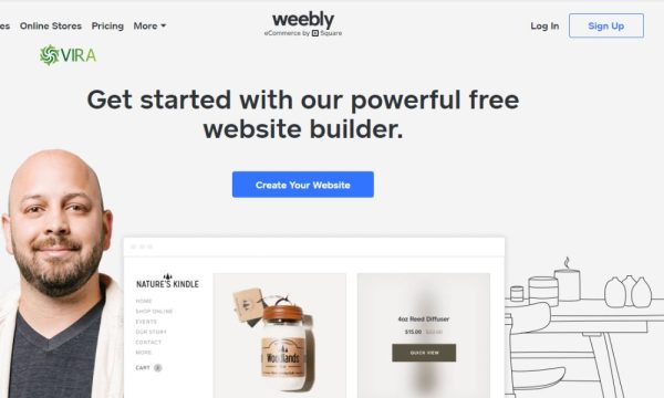 Phần mềm thiết kế website free: weebly