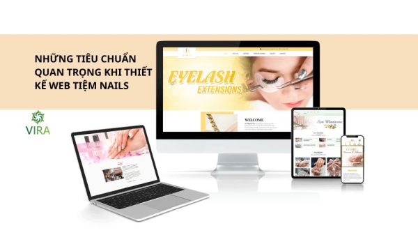 Những tiêu chuẩn quan trọng khi thiết kế web tiệm nails